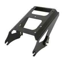 Rack de montagem de dois pacotes para motocicleta, destacável, para harley touring, rei da estrada, electra glide 2014-2020 2024 - compre barato