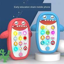 Infants Shark Music Mobile Phone Toys for Toddlers Lights Electric Toys 2024 - buy cheap