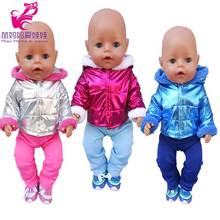 Ropa de muñeca bebé de 43cm para 18 pulgadas, chaqueta de muñeca americana OG, juguetes, trajes 2024 - compra barato