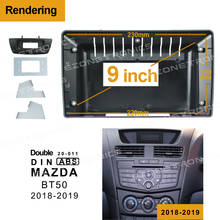 Radio con GPS para coche, reproductor con marco de DVD, 2Din, Panel de 9 pulgadas, para Mazda BT50 2018-2019 2024 - compra barato