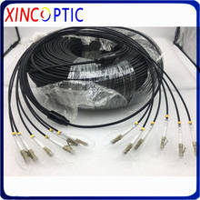 Cable de conexión blindado de 6 núcleos, multimodo, 50 M, OM1 62,5/125, OM2 SC, LC, FC, ST, 6 fibras, 50 metros MM, Cable de puente de fibra óptica blindada 2024 - compra barato