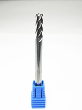 Ø 6MM long shank L=75mm tungsten carbide end mill uncoated HRC45  3 flutes lenghth 75mm milling cutter  for aluminum Lengthen 2024 - buy cheap