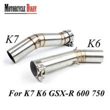 51mm For K5 K6 K7 K8 GSXR 600 750 GSX-R GSX-R600 GSX-R750 GSX R GSXR600 GSXR750 Slip-On Middle Link Motorcycle Exhaust Mid Pipe 2024 - buy cheap