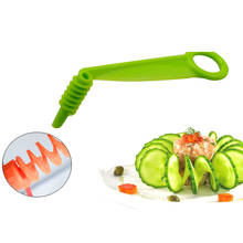 Manual Slicers Creative Spiral Cutter Twisted Potato Chips Vegetable Carved Carrot Screw Slicer Kitchen Accessories 2024 - buy cheap