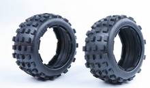 Rear Knobby Wheel Tyre Skin Kit for 1/5 Hpi ROFUN ROVAN KM Baja 5b Rc Car Parts 2024 - купить недорого