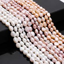 30-40pcs/lot White Pink Purple Natural Freshwater Cultured Pearls Irregular Beads For Women DIY Jewelry Making Necklace Bracelet 2024 - buy cheap