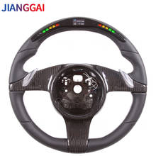 100% Leather LED Steering Wheel Suitable For Porsche Cayenne/Panamera 2010-2016 Model 2024 - buy cheap