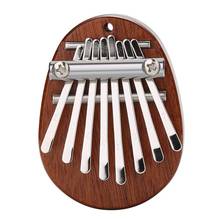 Мини калимба, 8 клавиш, большой палец, пианино, большой звук, клавиатура, музыкальный инструмент E4W, портативный музыкальный инструмент 2024 - купить недорого