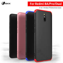 Capa de proteção 360 graus para xiaomi redmi, capa dupla fosca resistente anti-queda para xiaomi redmi 8 8a pro 2024 - compre barato