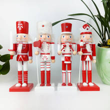 Decoração para ano novo, bonecos de madeira para crianças, quebra-nozes, soldado, feliz natal, decoração, presente para criança, brinquedos de casa 2024 - compre barato