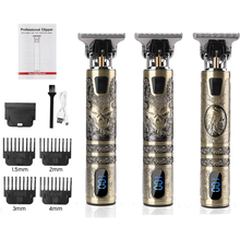 2021 USB Hair Clipper Professional Electric Hair Trimmer Barber Shaver Trimmer Beard 0mm Men Hair Cutting Machine For Men 2024 - купить недорого