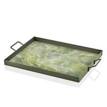 DOLBOVI The Mia SNM0120 Decor tray Marble Pattern Green 40x30cm tray поднос plateau de service 2024 - buy cheap