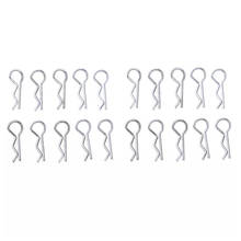 20pcs Metal Body Clips Secure Pins For 1/10 HPI Himoto HSP RC Car Redcat Racing Shell Truck Buggy Toys 2024 - buy cheap