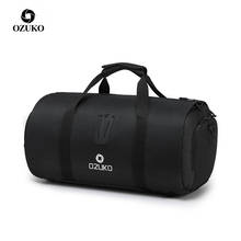 Ozuko mochila de viagem multifuncional, bolsa masculina com grande capacidade, para bagagem, com bolsa de sapato 2024 - compre barato