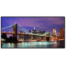 Diy diamante bordado paisagem cidade noite 3d ponto cruz pintura diamante broca redonda imagem nova iorque presente de natal, 2024 - compre barato