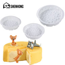 SHENHONG Cake Mold 4/6/8 inch Cheese Shape French Mousse Dessert Pan Silicone Molds Kitchen Baking Tools Muffin Pastry Mould 2024 - buy cheap