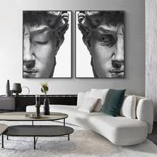 Statue Of David Canvas Paintings On The Wall Posters And Prints Portrait Of David Wall Art Canvas Pictures Home Wall Decoration 2024 - buy cheap