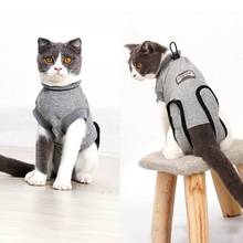 Зимний теплый свитер с рисунком «олени» для кошек, одежда для кошек, альтернатива после хирургического лечения, предотвращающая появление ран и царапин 2024 - купить недорого