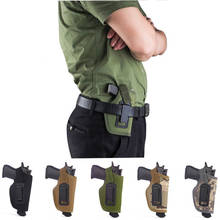 Tactical Gun Holster Concealed Carry Holsters Belt Metal Clip IWB OWB Airsoft Gun Bag Handguns Right Hand Revolver Glock Colt 2024 - buy cheap