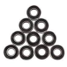Rodamiento de bolas de ranura profunda 6001RS, 28x12x8mm, 10 piezas, plateado y negro 2024 - compra barato