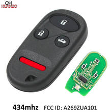 3 + 1/4 botão remoto carro chave fob para honda civic accord 434 mhz fcc id: a269zua101 2024 - compre barato