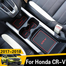 Alfombrilla antideslizante con ranura para puerta Interior de coche, accesorio para Honda CRV CR-V CR V 2017 2018, 21 unidades 2024 - compra barato