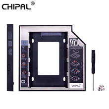 CHIPAL Universal 2nd HDD Caddy 12.7mm Aluminum Optibay SATA 3.0 2.5" HDD Caddy Case Enclosure DVD Adapter HDD For Laptop Optibay 2024 - buy cheap