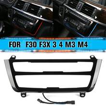 Double Color AC/Radio Trim, Dual LED Luminescent Bezel Decoration Compatible For-BMW M3 M4 Series F30 F35 3GT 2024 - buy cheap