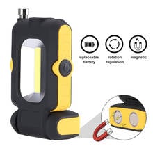 Mini COB LED Work Light Magnetic Flashlight 3 Mode Inspection Lamp Hand Torch Camping Tent Lantern Power 3 AAA Battery 2024 - buy cheap