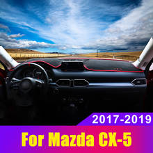 Чехлы для приборной панели автомобиля, коврик, коврик для защиты от светильник, приборная панель, ковры для Mazda CX-5 CX5 CX 5 KE KF 2012-2018 2019 2020, аксессуары 2024 - купить недорого