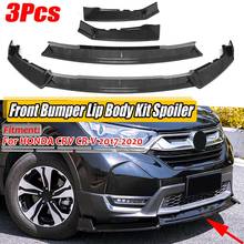 3PCS Car Front Bumper Splitter Lip Spoiler Diffuser Protection Body Kit Cover Trim For Honda CRV For CR-V 2017 2018 2019 2020 2024 - buy cheap