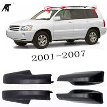 Roof rack cover roof bar end shell for:For Toyota Highlander XU20 2001 2002 2003 2004 2005 2006 2007 Black color 4PCS/LOT 2024 - buy cheap