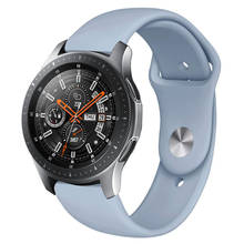 22 мм 20 мм ремешок для Galaxy Watch 42 мм 46 мм samsung gear S3 Frontier Браслет спортивный ремешок силиконовый ремешок для huawei Watch Gt 2024 - купить недорого
