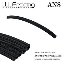 WLR RACING - 8 Pro Lite negro  trenzado de manguera de combustible la línea de aceite de 350 PSI 0,3 M WLR7313-1 2024 - compra barato