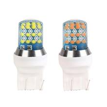 VODOOL 2Pcs T20 3157 7443 Strobe Flash 12V 5W 24SMD LED Light Bulb For Car Brake Turn Signal Light Auto Reversing Lamp Taillight 2024 - buy cheap