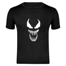Venom, Мужская забавная футболка, Мужская футболка, новинка 2019, короткий рукав, хлопок, новинка, топ, футболка, Camisetas Hombre, Азиатский Размер, S-XXXL 2024 - купить недорого