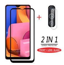2-in-1 camera protector for samsung galaxy a20s glass protective sansung a20 s samsong a 20s ase 2019 a207f 6.5inch flim 2024 - buy cheap