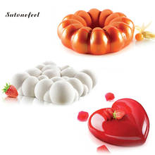 3PCS Silicone Baking Mold Cloud Flower Donuts Heart Shape Cake Mold Chiffon Mousse Moulds Bakeware Pan Cake Decorating Tool 2024 - buy cheap