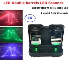 LED Double Barrels LED Scanner 50W Pro Roller Professional Stage Light Scanning Moving Beam Club Scanning Disco Dj Light Party 2024 - buy cheap