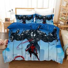 Disney Venom Bedding Set Cover Set Superhero Duvet Cover Bedding Luxury Bed Quilt Cover Kids Bedroom Bed Cover Set 2024 - buy cheap