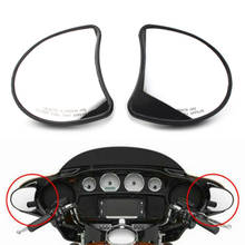 ABS Plastic Motorcycle Fairing Mount Side Rear Mirrors For Harley Street Glide FLHX Electra Glide FLHT FLHTK FLHTCU 1996-2013 2024 - buy cheap