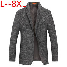 Blazer masculino plus 8xl 6xl 5xl 4xl, nova moda de primavera, jaqueta slim, ternos casuais 2024 - compre barato