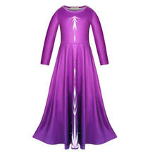 2020 vestido de festa roxo infantil rainha do natal roupas de princesa cosplay vestidos para crianças meninas 2024 - compre barato