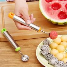 Hot Stainless Steel Fruit Melon Ball Maker Scoop Ice Cream Spoon Kitchen Gadget Tool 2024 - buy cheap
