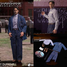 1/6 Scale Male Figure Accessory The Shawshank Redemption Andy Dufrene Head Clothes   Accesssory Model for 12'' Body 2024 - buy cheap