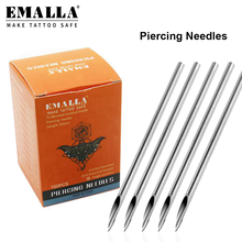 100PCS Piercing Needles 12/14/16/18/20G Disposable Tattoo Needles For Nose Ear Lip Nipple Eyebrow Tattoo Supplies Free Shipping 2024 - buy cheap