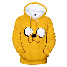 Adventure Time Hoodie Sweatshirts 3D Print Cartoon adventure time cosplay Hoodie Hip Hop Streetwear Kids Hooded Tops 2024 - buy cheap