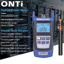 ONTi Fiber optic tool kit FC/SC Connector VFL OPM Optical Power Meter Laser Source and Visual Fault Locator 1/10/20/30mW 5-30km 2024 - buy cheap