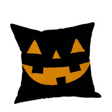 1PC Halloween Pillow Cases Linen Funny Pumpkin ghosts Home Drop Shipping Drop Shipping Hot Sale L*5 2024 - buy cheap