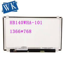 Para BOE HB140WHA-101 HB140WHA 101 pantalla LED LCD con matriz táctil para ordenador portátil 14,0 "HD 1366X768 reemplazo de 40 pines 2024 - compra barato